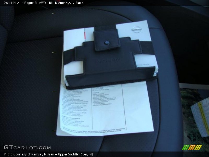 Black Amethyst / Black 2011 Nissan Rogue SL AWD