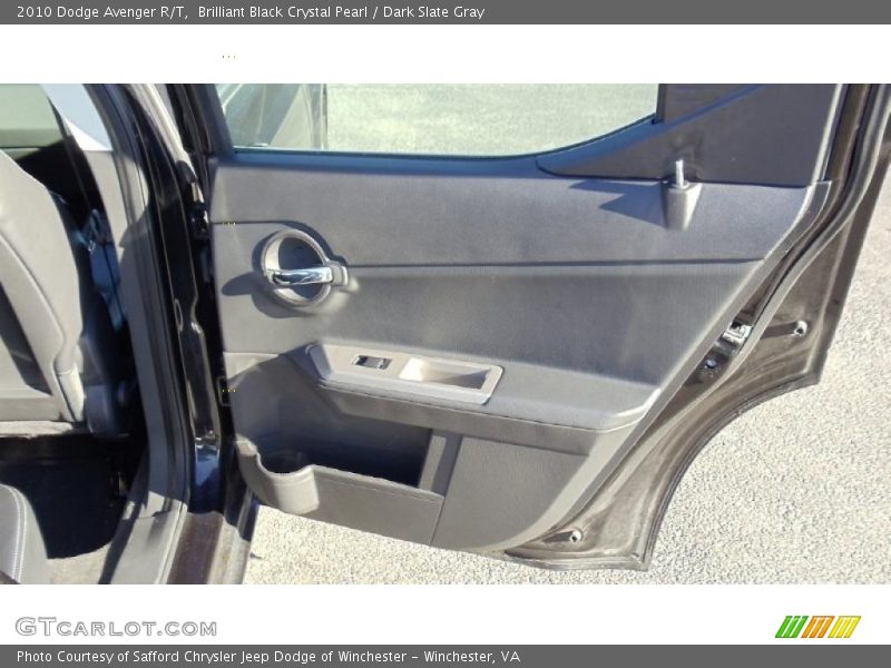 Brilliant Black Crystal Pearl / Dark Slate Gray 2010 Dodge Avenger R/T