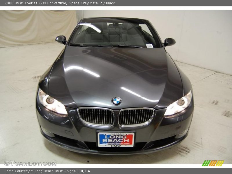 Space Grey Metallic / Black 2008 BMW 3 Series 328i Convertible