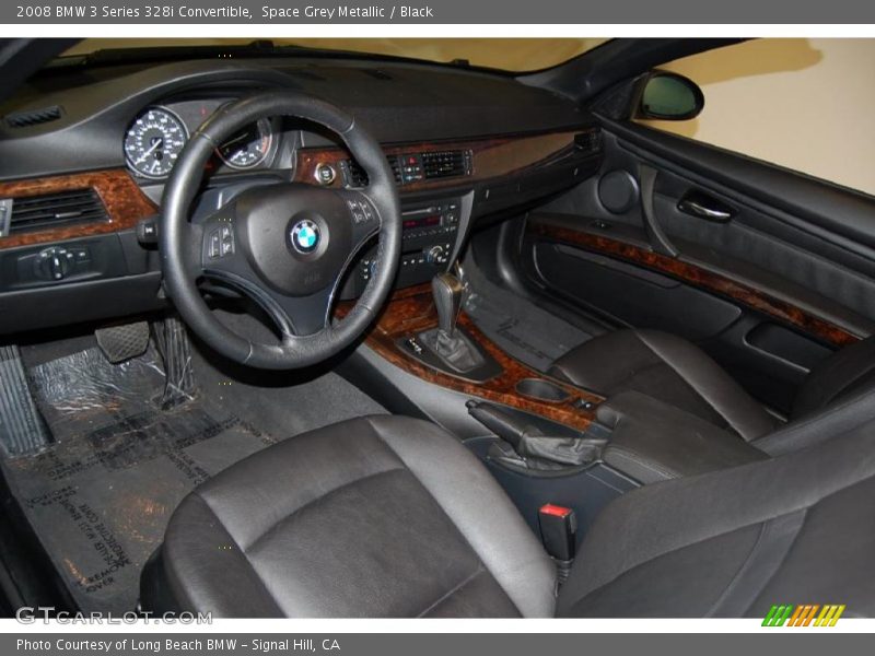 Space Grey Metallic / Black 2008 BMW 3 Series 328i Convertible