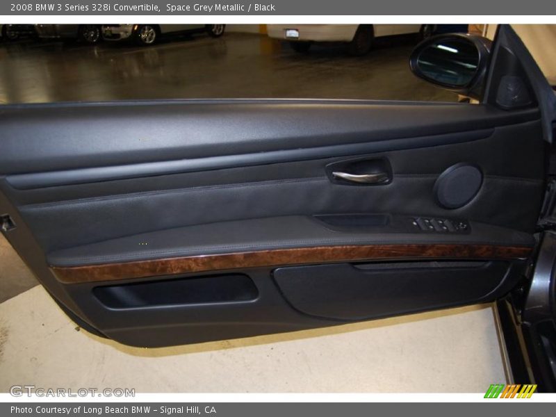 Space Grey Metallic / Black 2008 BMW 3 Series 328i Convertible