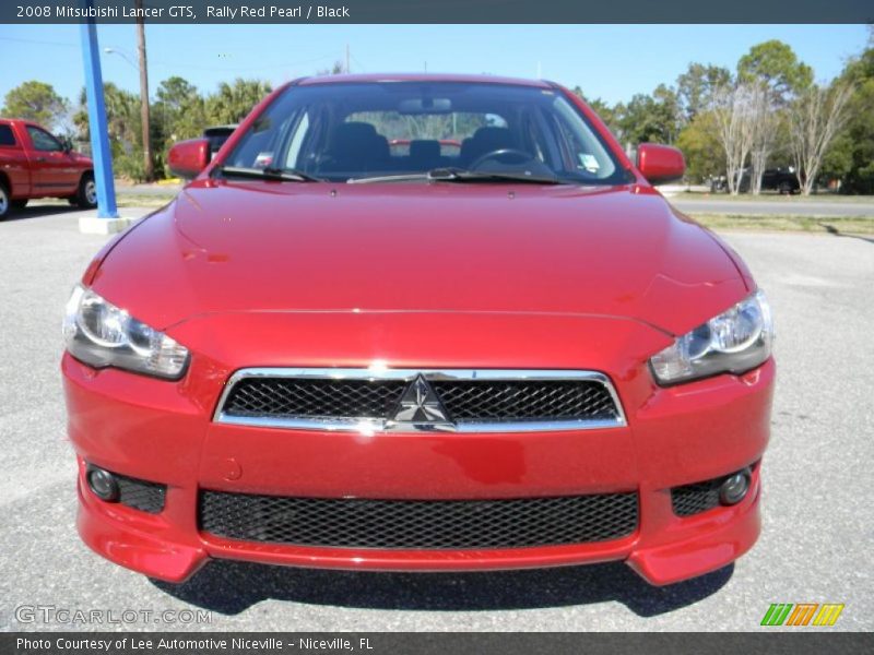 Rally Red Pearl / Black 2008 Mitsubishi Lancer GTS