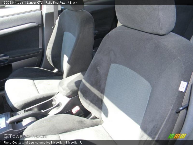 Rally Red Pearl / Black 2008 Mitsubishi Lancer GTS