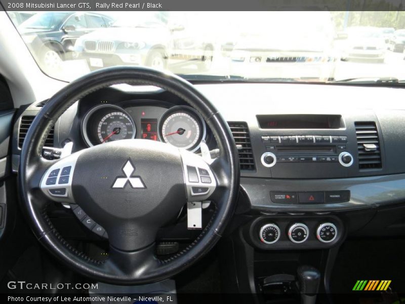 Rally Red Pearl / Black 2008 Mitsubishi Lancer GTS