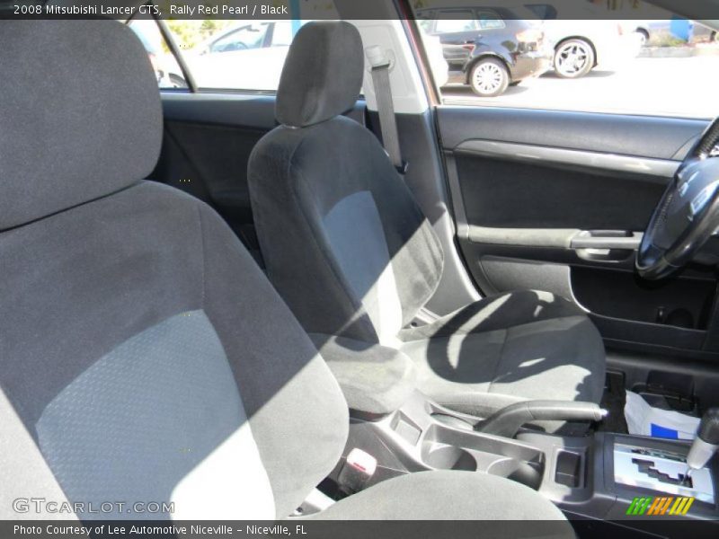 Rally Red Pearl / Black 2008 Mitsubishi Lancer GTS