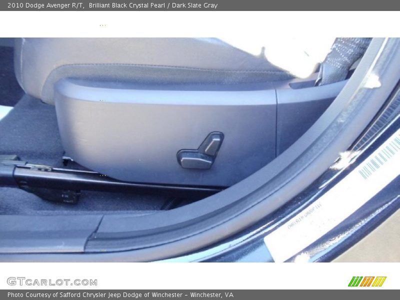 Brilliant Black Crystal Pearl / Dark Slate Gray 2010 Dodge Avenger R/T
