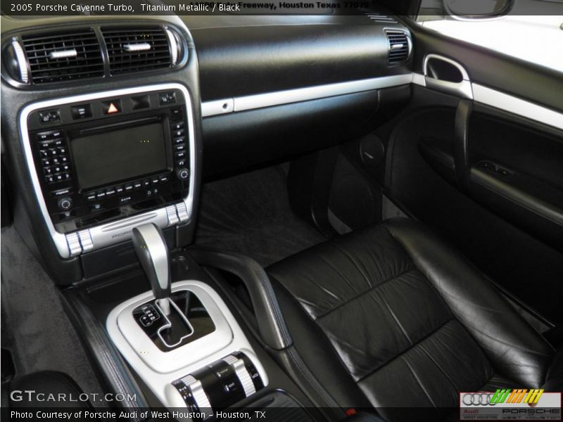 Titanium Metallic / Black 2005 Porsche Cayenne Turbo