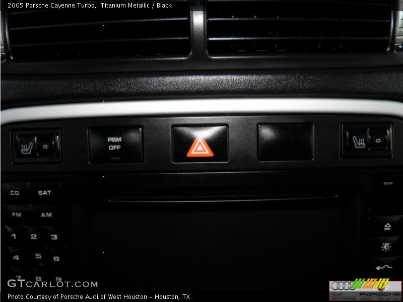 Titanium Metallic / Black 2005 Porsche Cayenne Turbo
