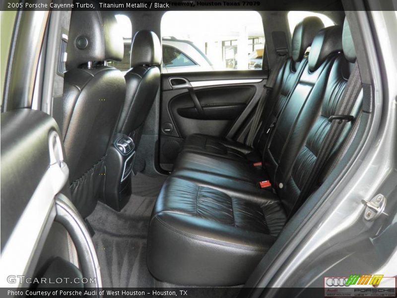 Titanium Metallic / Black 2005 Porsche Cayenne Turbo