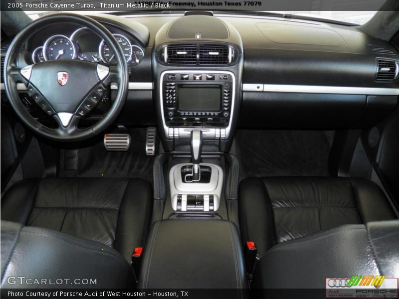 Titanium Metallic / Black 2005 Porsche Cayenne Turbo