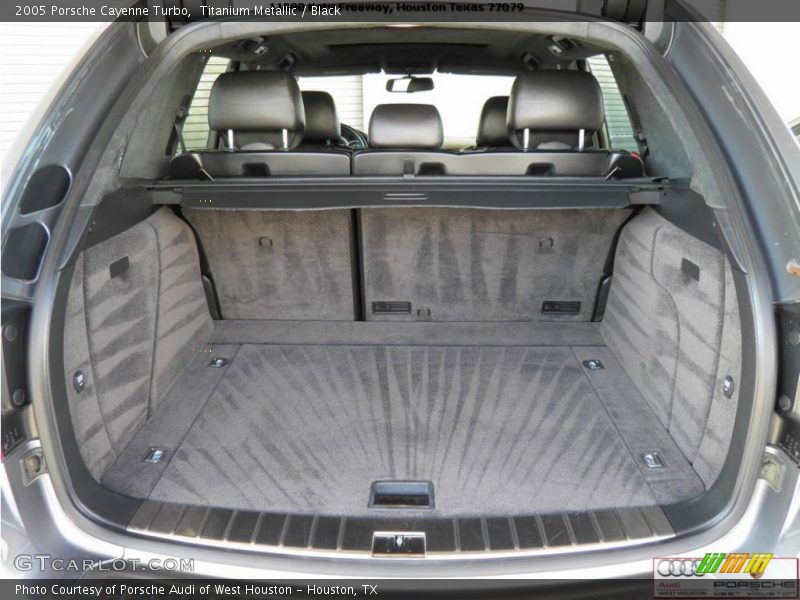 Titanium Metallic / Black 2005 Porsche Cayenne Turbo