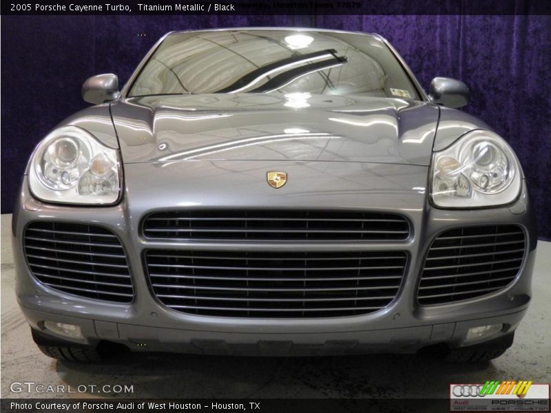 Titanium Metallic / Black 2005 Porsche Cayenne Turbo