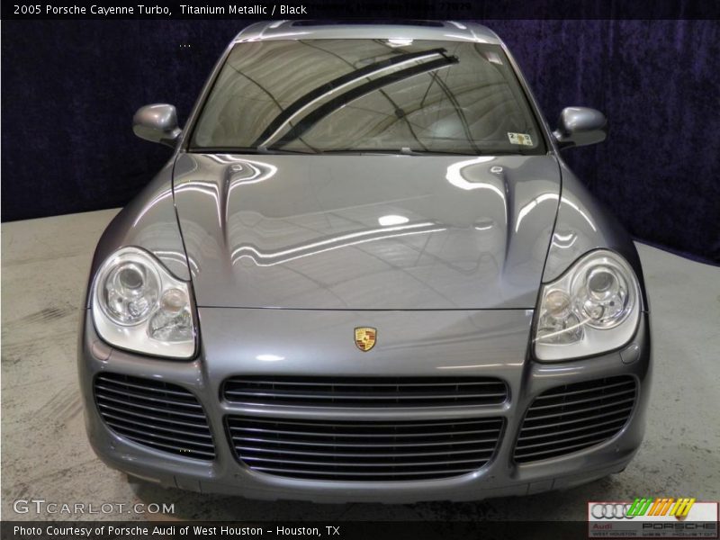 Titanium Metallic / Black 2005 Porsche Cayenne Turbo