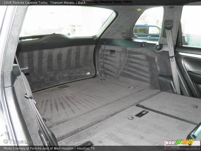 Titanium Metallic / Black 2005 Porsche Cayenne Turbo