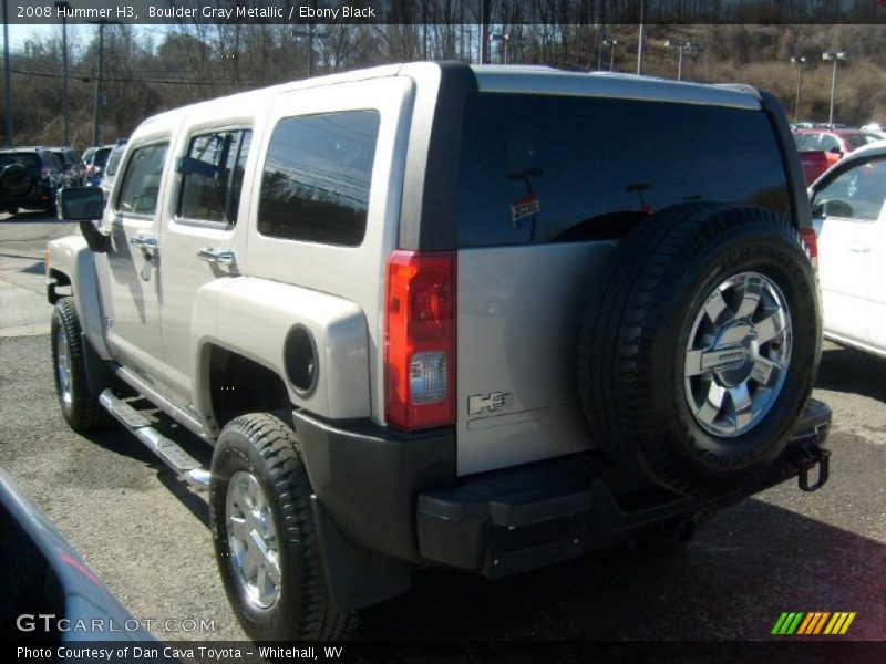 Boulder Gray Metallic / Ebony Black 2008 Hummer H3