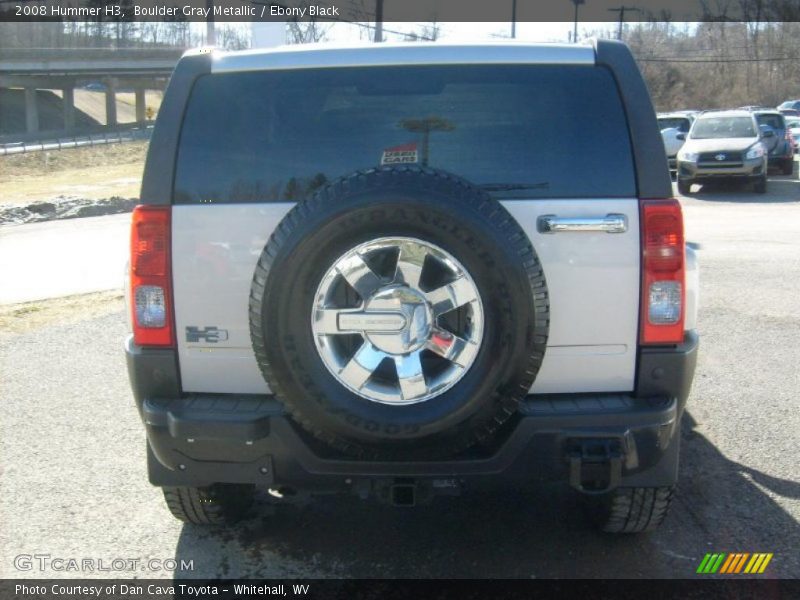 Boulder Gray Metallic / Ebony Black 2008 Hummer H3