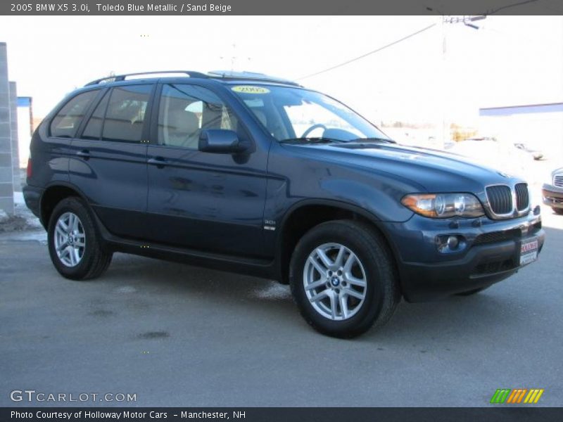 Toledo Blue Metallic / Sand Beige 2005 BMW X5 3.0i