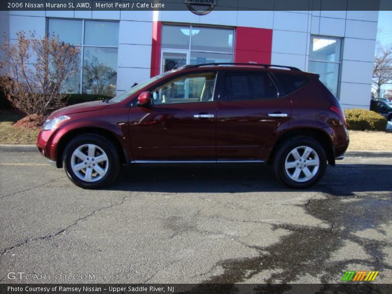 Merlot Pearl / Cafe Latte 2006 Nissan Murano SL AWD