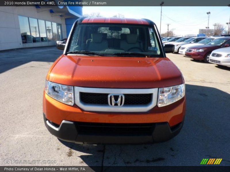 Citrus Fire Metallic / Titanium 2010 Honda Element EX 4WD