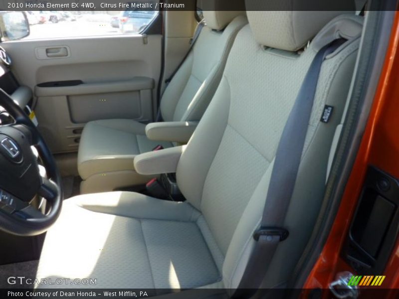 Citrus Fire Metallic / Titanium 2010 Honda Element EX 4WD
