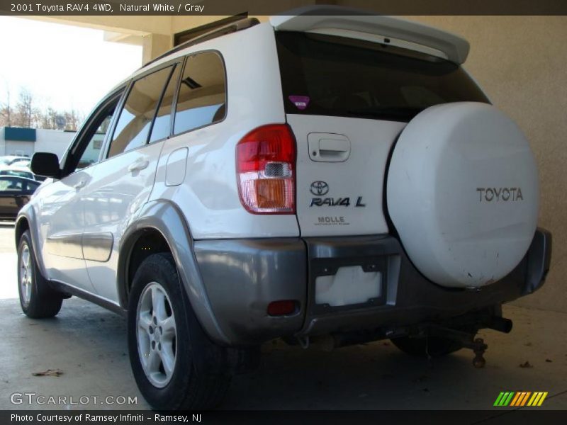 Natural White / Gray 2001 Toyota RAV4 4WD