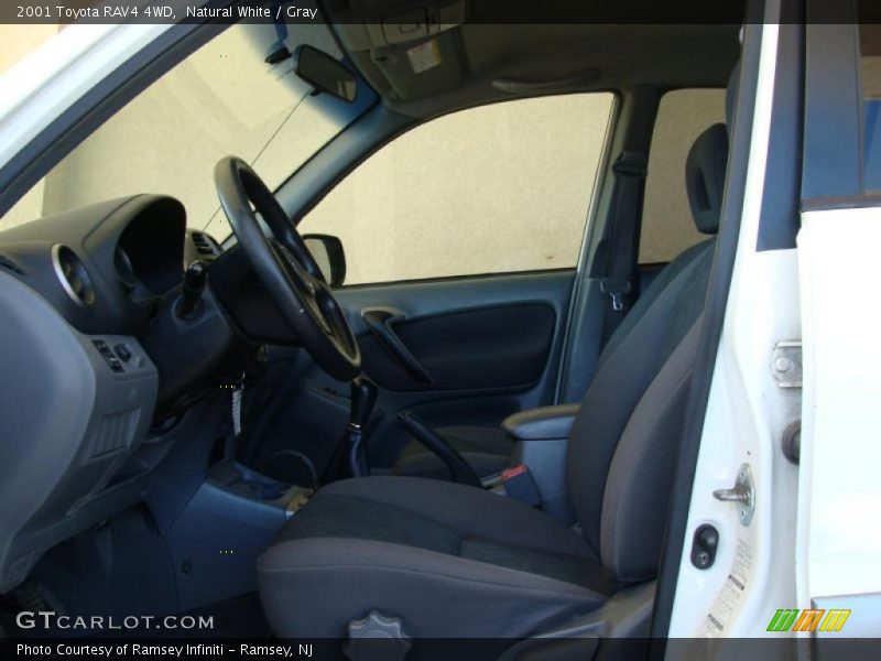 Natural White / Gray 2001 Toyota RAV4 4WD
