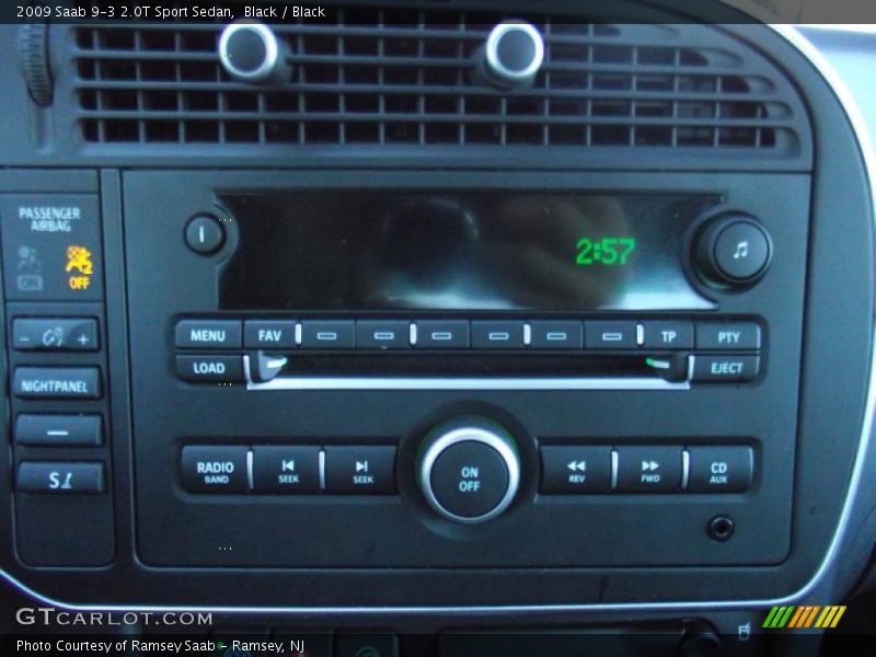 Black / Black 2009 Saab 9-3 2.0T Sport Sedan