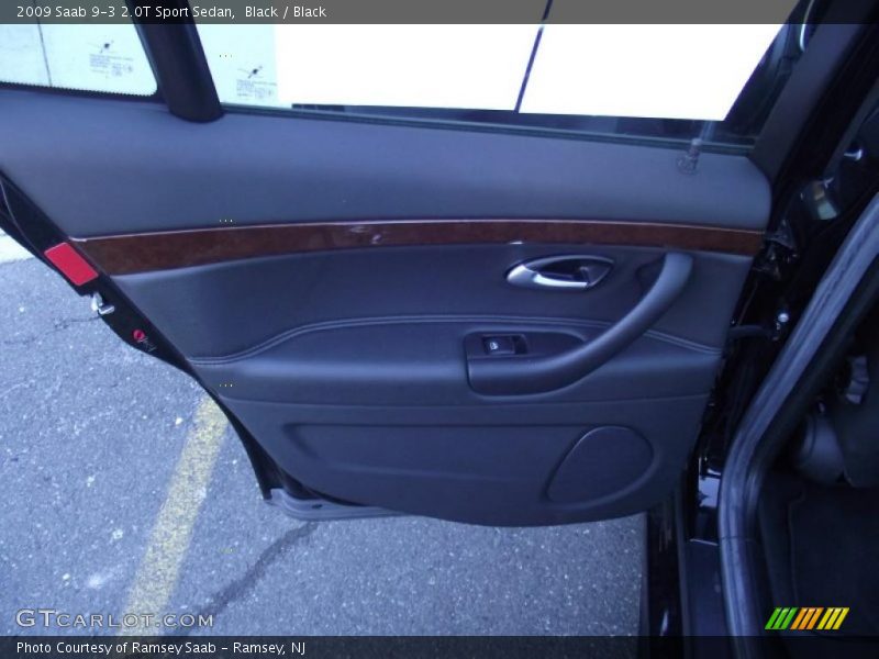 Black / Black 2009 Saab 9-3 2.0T Sport Sedan