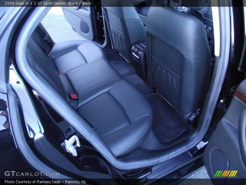 Black / Black 2009 Saab 9-3 2.0T Sport Sedan