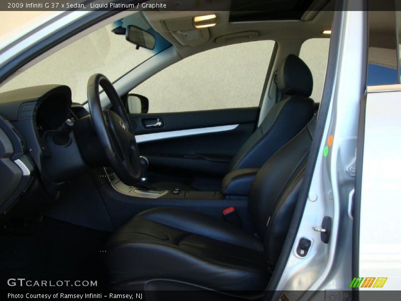 Liquid Platinum / Graphite 2009 Infiniti G 37 x Sedan