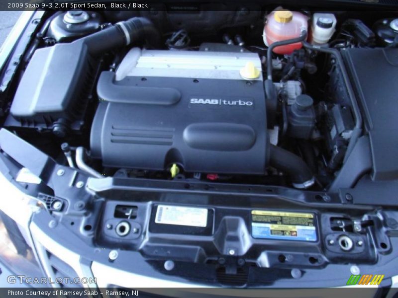 Black / Black 2009 Saab 9-3 2.0T Sport Sedan