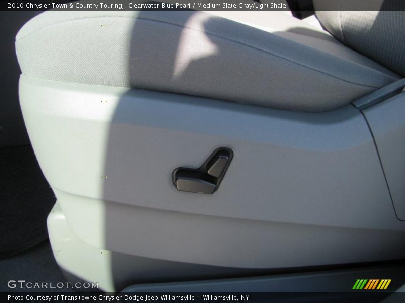 Clearwater Blue Pearl / Medium Slate Gray/Light Shale 2010 Chrysler Town & Country Touring