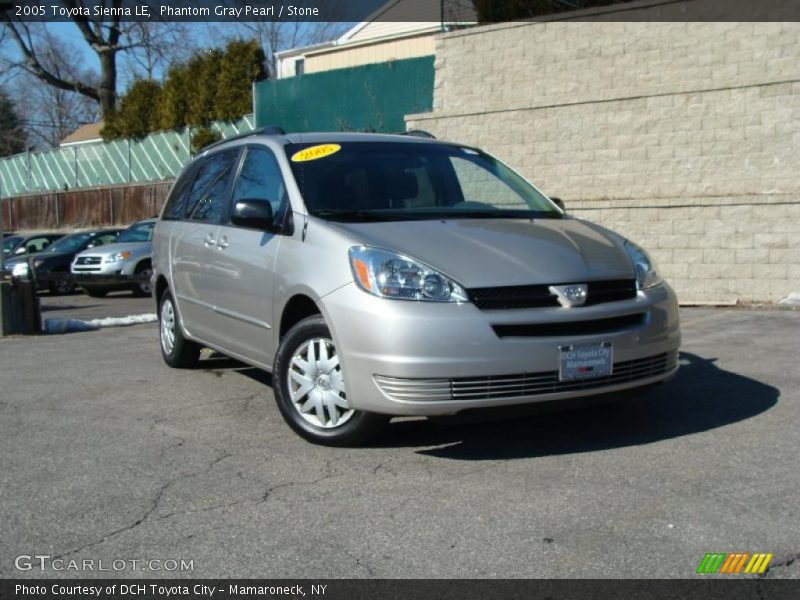 Phantom Gray Pearl / Stone 2005 Toyota Sienna LE