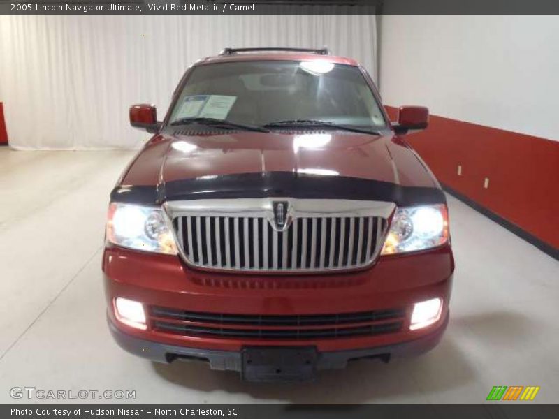 Vivid Red Metallic / Camel 2005 Lincoln Navigator Ultimate