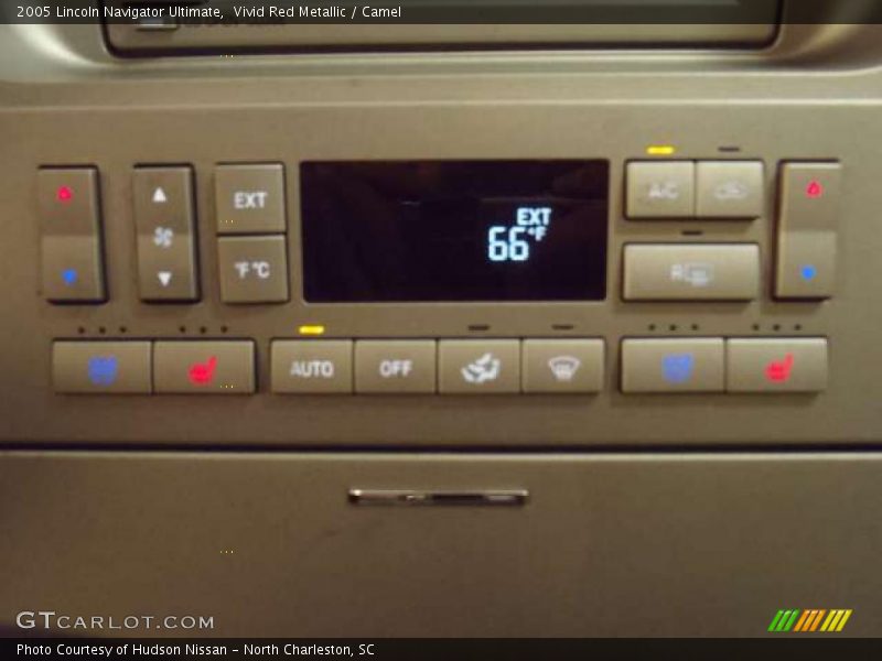 Vivid Red Metallic / Camel 2005 Lincoln Navigator Ultimate
