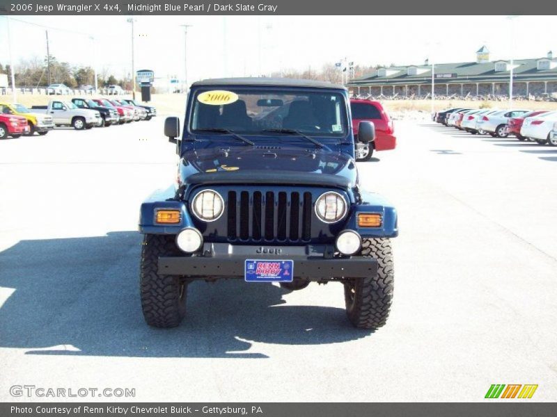 Midnight Blue Pearl / Dark Slate Gray 2006 Jeep Wrangler X 4x4