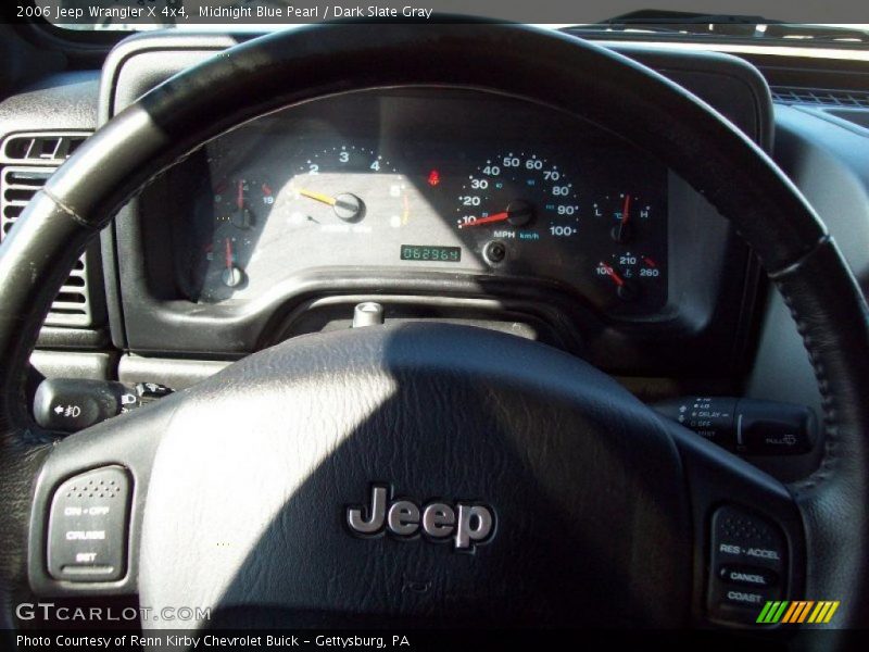 Midnight Blue Pearl / Dark Slate Gray 2006 Jeep Wrangler X 4x4
