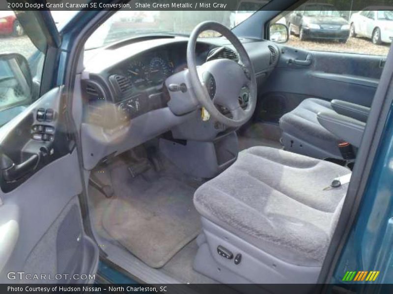 Shale Green Metallic / Mist Gray 2000 Dodge Grand Caravan SE Conversion