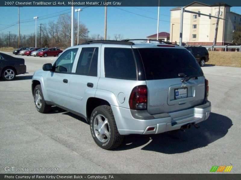 Moondust Metallic / Light Gray 2007 Chevrolet TrailBlazer LS 4x4