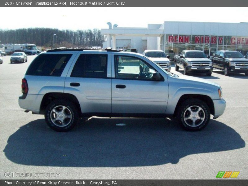 Moondust Metallic / Light Gray 2007 Chevrolet TrailBlazer LS 4x4