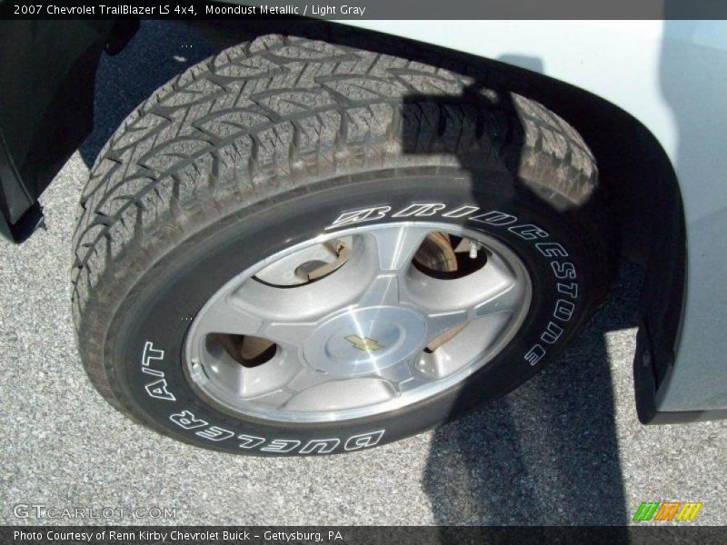 Moondust Metallic / Light Gray 2007 Chevrolet TrailBlazer LS 4x4