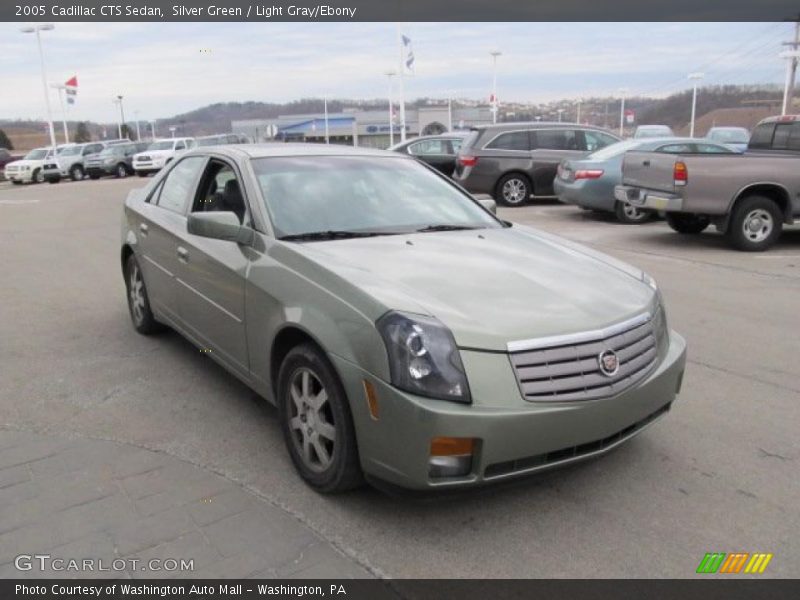 Silver Green / Light Gray/Ebony 2005 Cadillac CTS Sedan