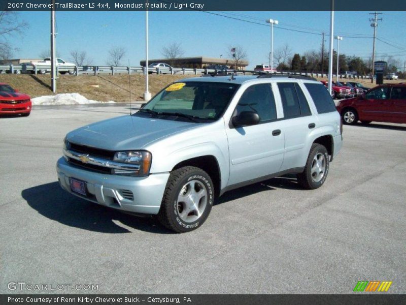 Moondust Metallic / Light Gray 2007 Chevrolet TrailBlazer LS 4x4