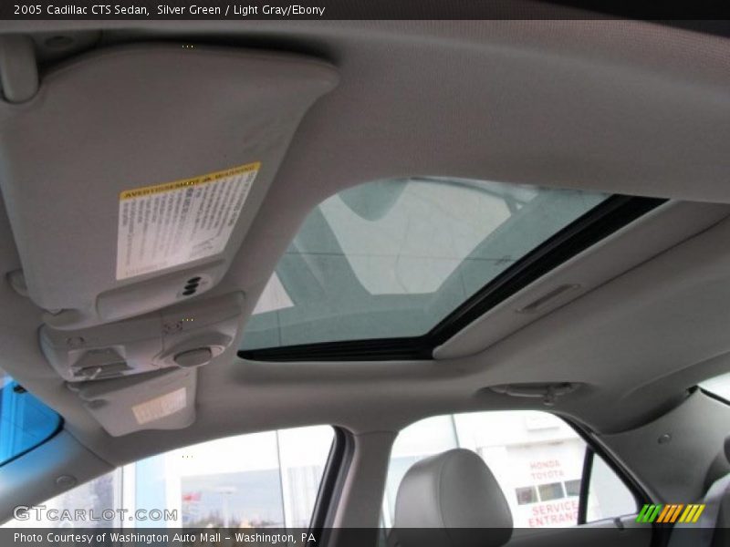 Silver Green / Light Gray/Ebony 2005 Cadillac CTS Sedan