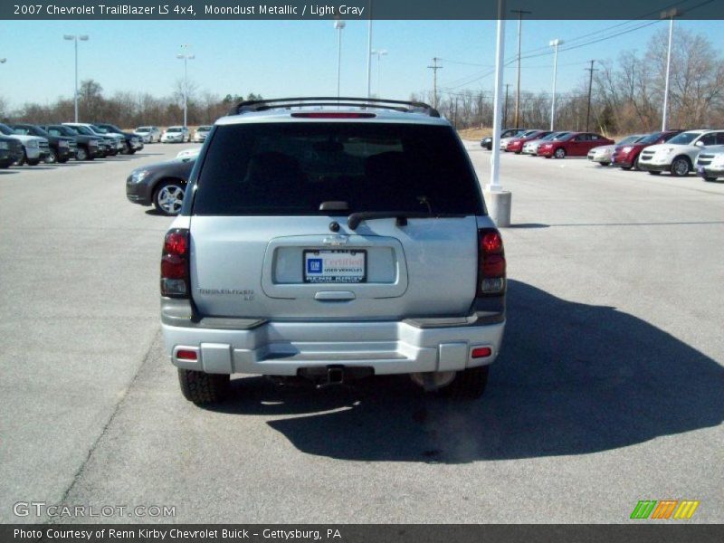 Moondust Metallic / Light Gray 2007 Chevrolet TrailBlazer LS 4x4