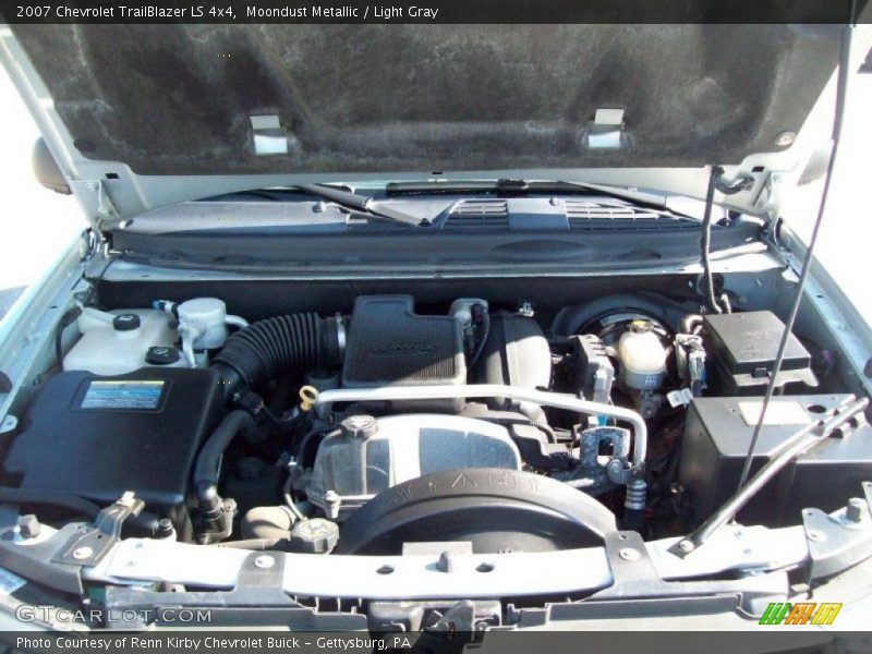 Moondust Metallic / Light Gray 2007 Chevrolet TrailBlazer LS 4x4