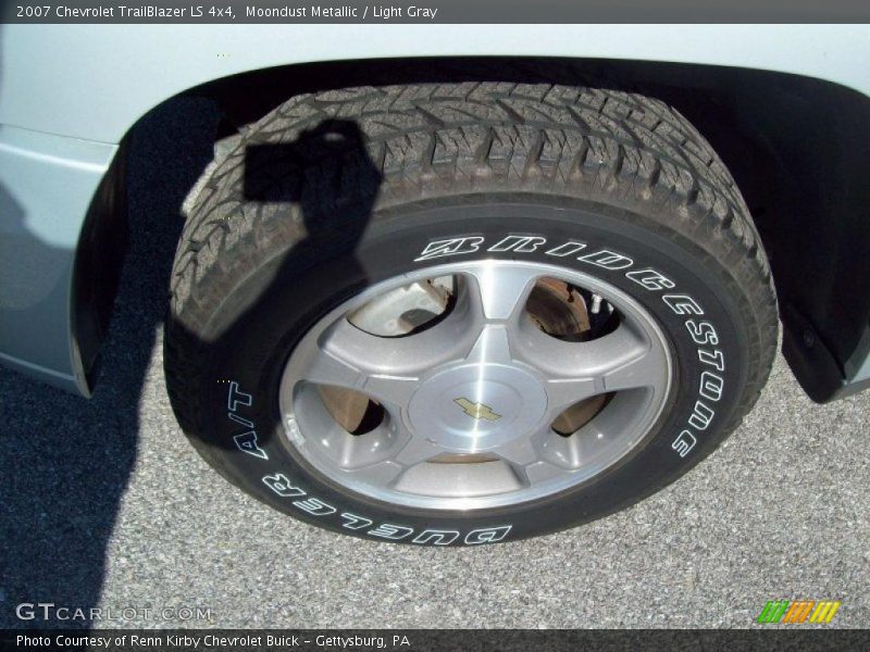 Moondust Metallic / Light Gray 2007 Chevrolet TrailBlazer LS 4x4