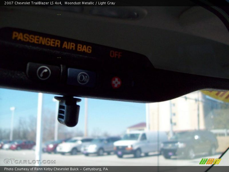 Moondust Metallic / Light Gray 2007 Chevrolet TrailBlazer LS 4x4