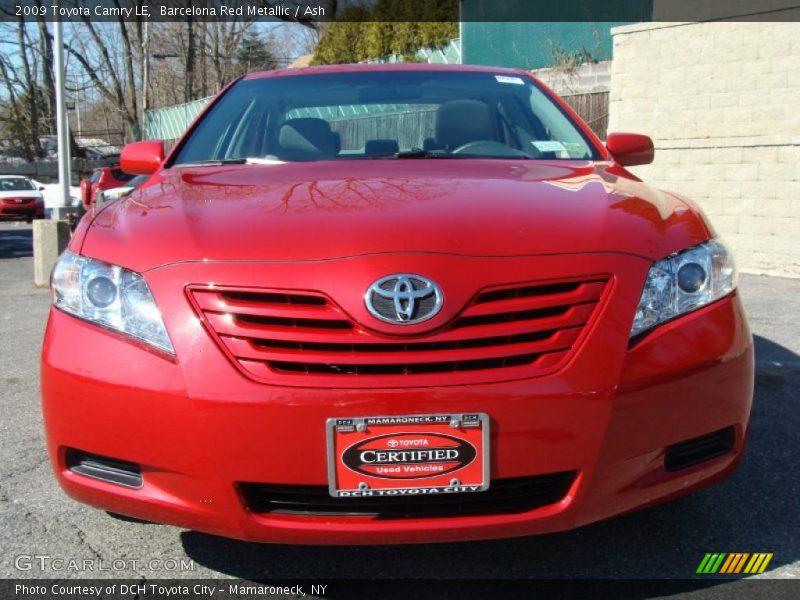 Barcelona Red Metallic / Ash 2009 Toyota Camry LE