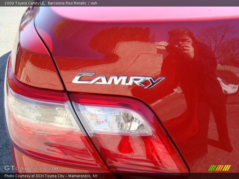 Barcelona Red Metallic / Ash 2009 Toyota Camry LE
